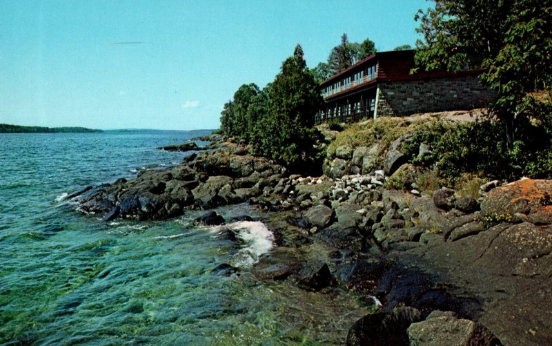 Rock Harbor Lodge - Vintage Postcard (newer photo)